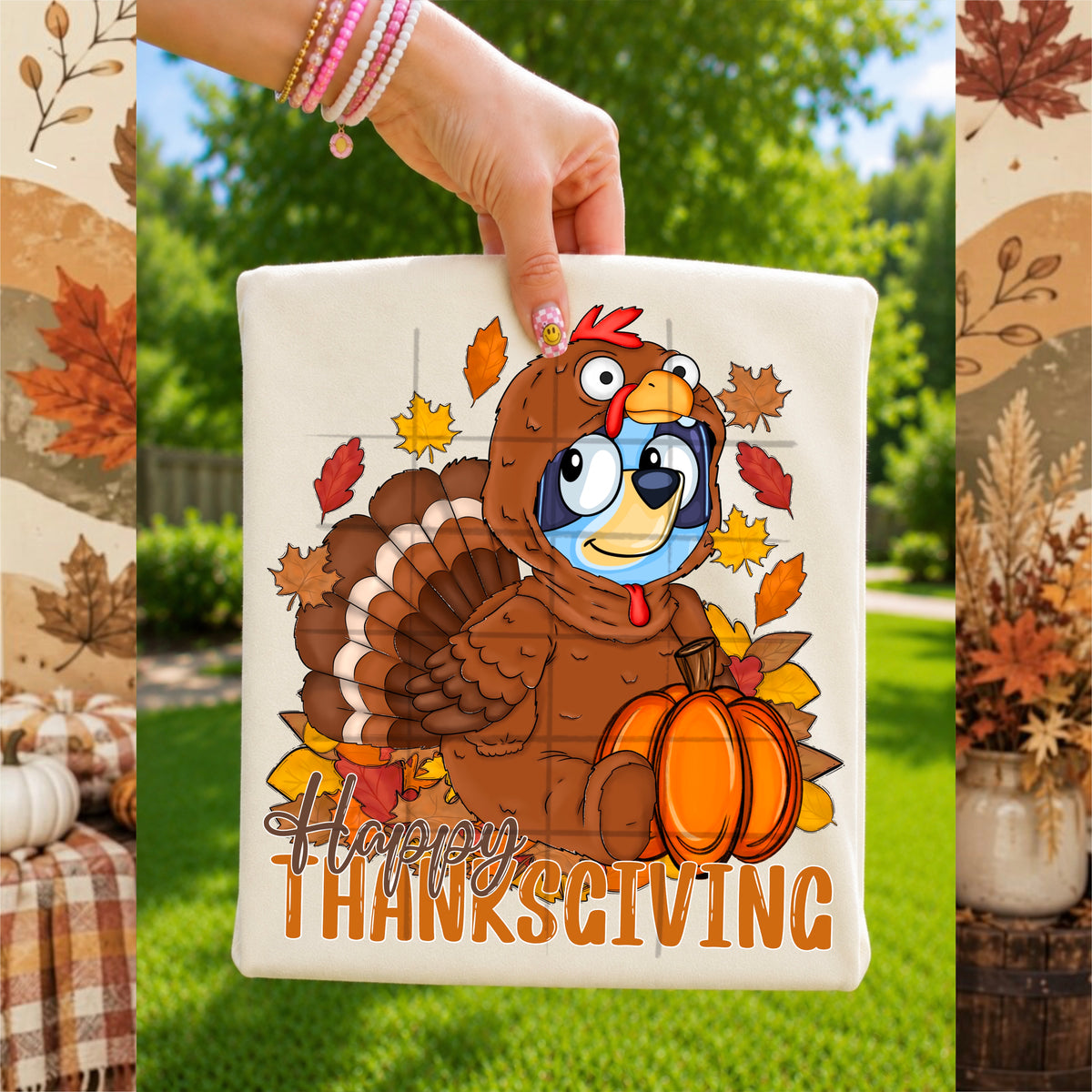 Thanksgiving- Blue dog