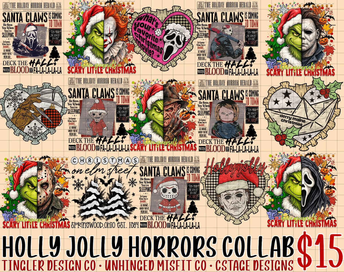Holly Jolly Horrors Collab