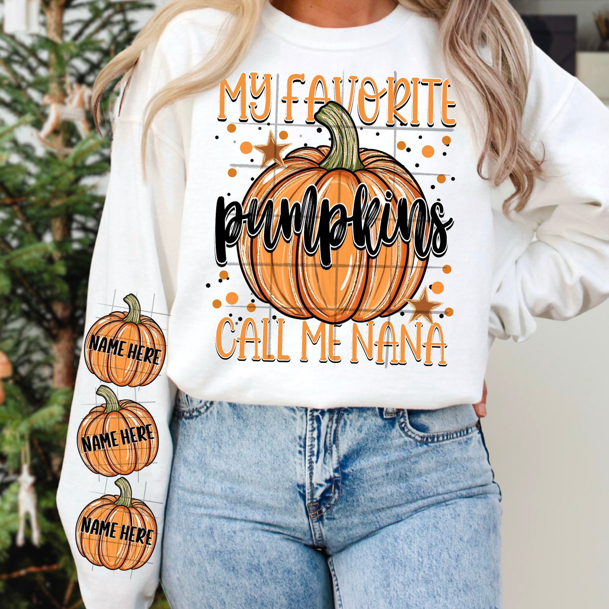 My favorite pumpkins call me nana