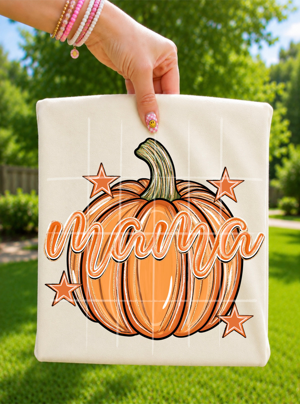 Mama pumpkins orange