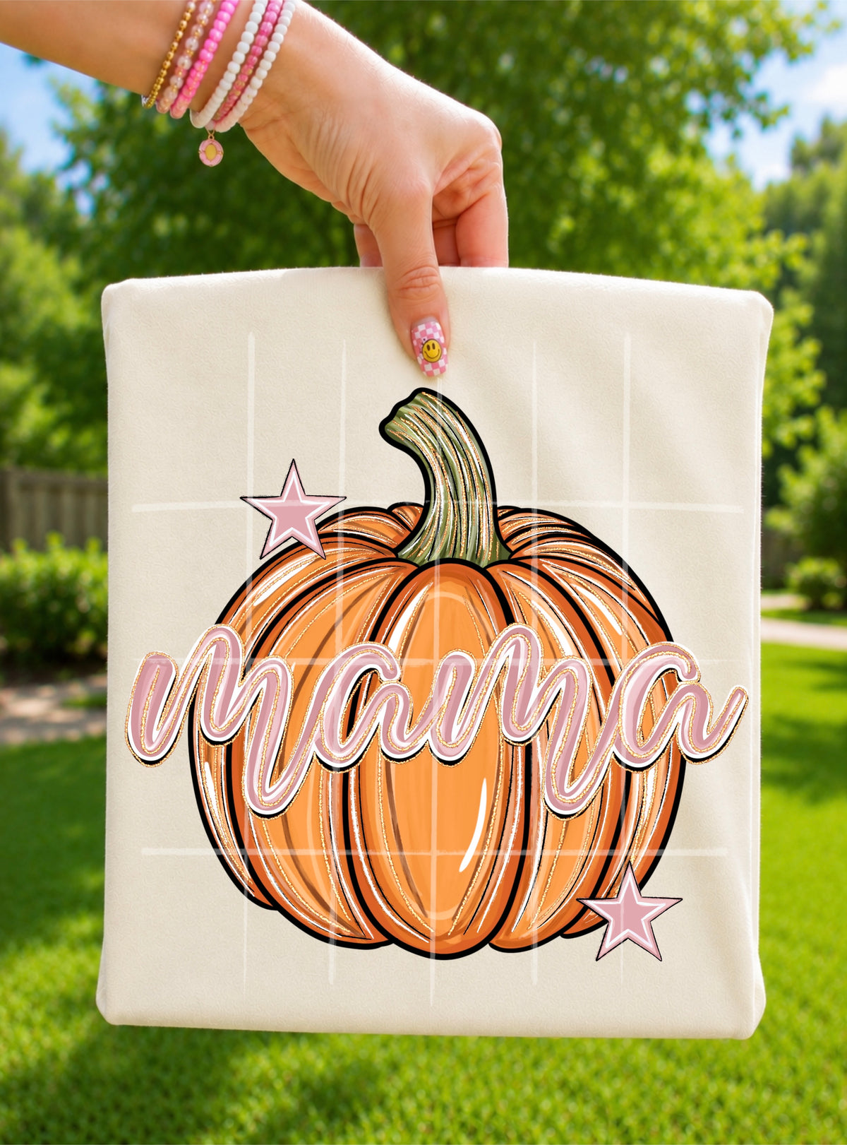 Mama pumpkins pink