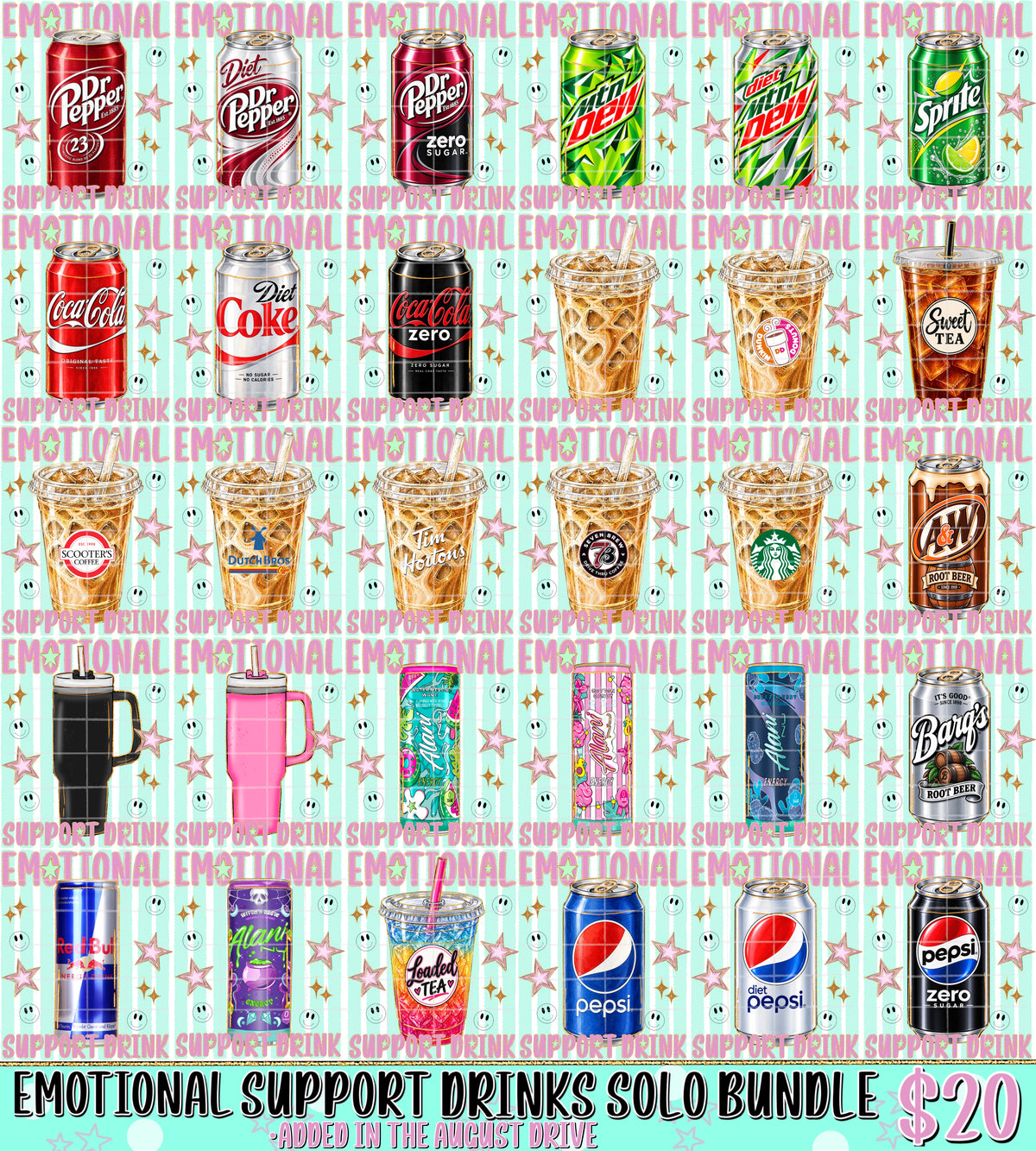 Emotional Support Drinks Solo Bundle