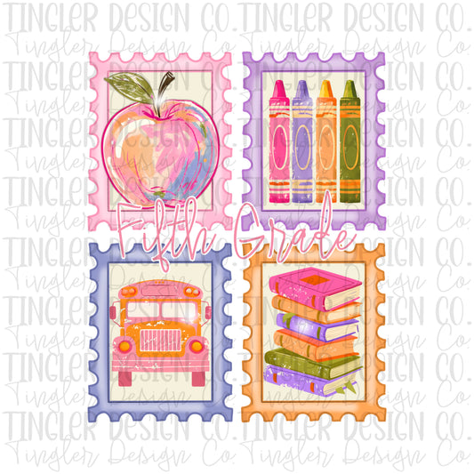 Fifth grade stamps
