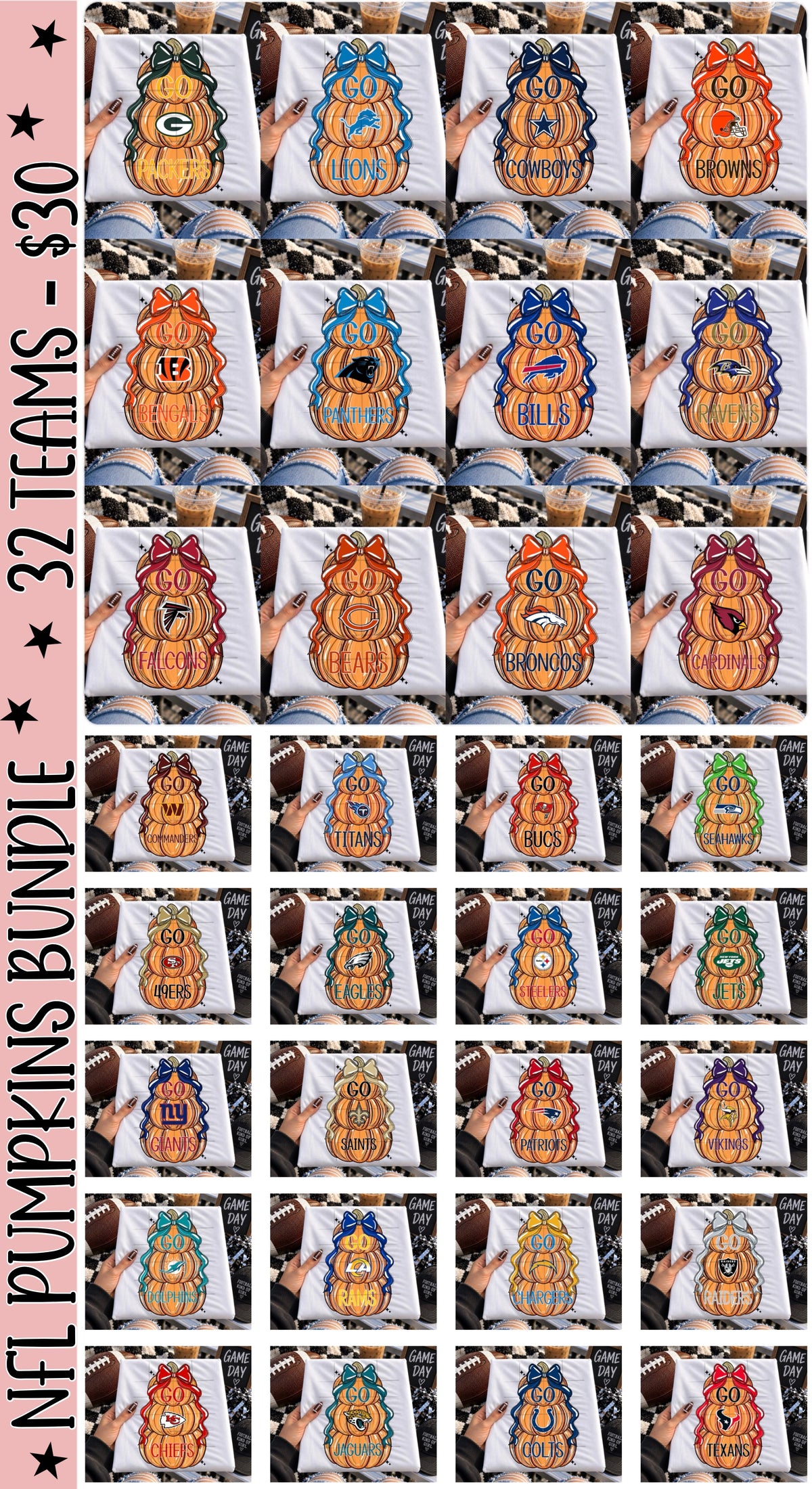 NFL Pumpkins Bundle