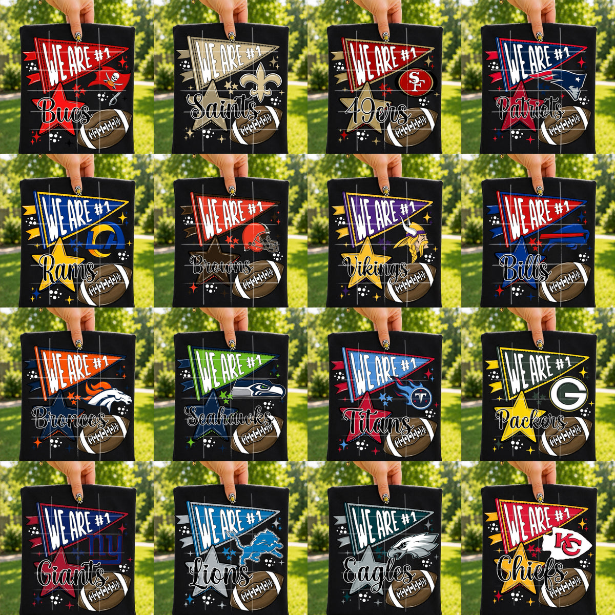 NFL FLAG BUNDLE (64 FILES)