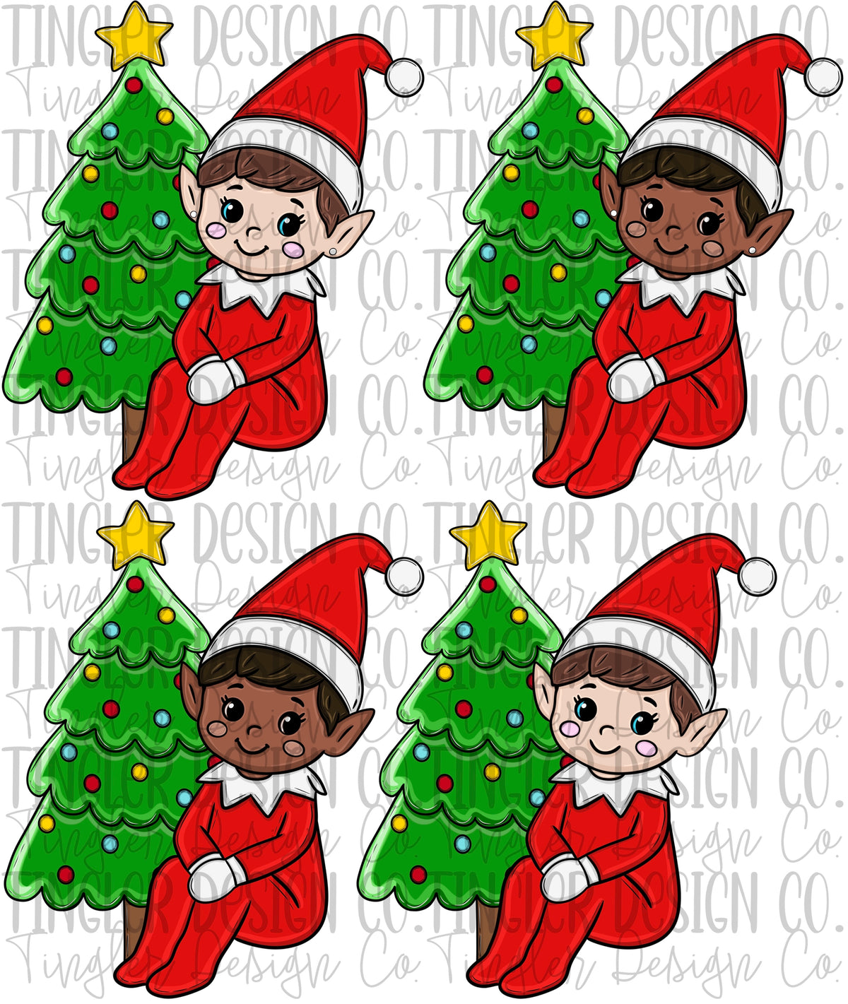 Elf on the shelf (4 customizable files)