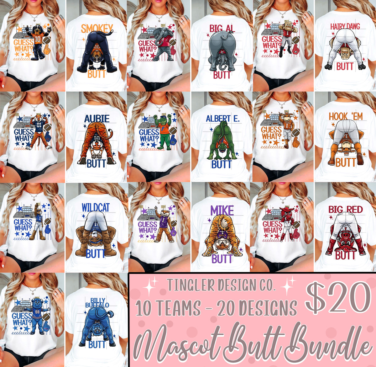 Mascot butt bundle 1