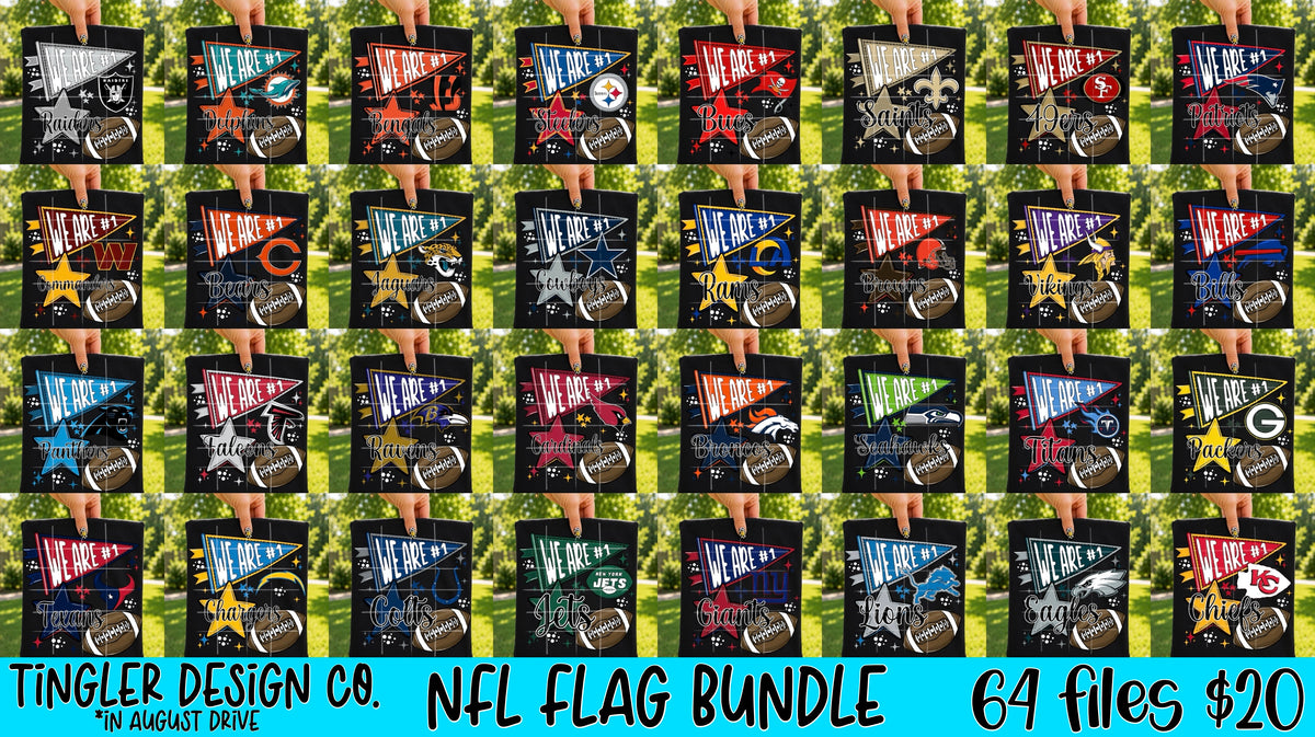 NFL FLAG BUNDLE (64 FILES)