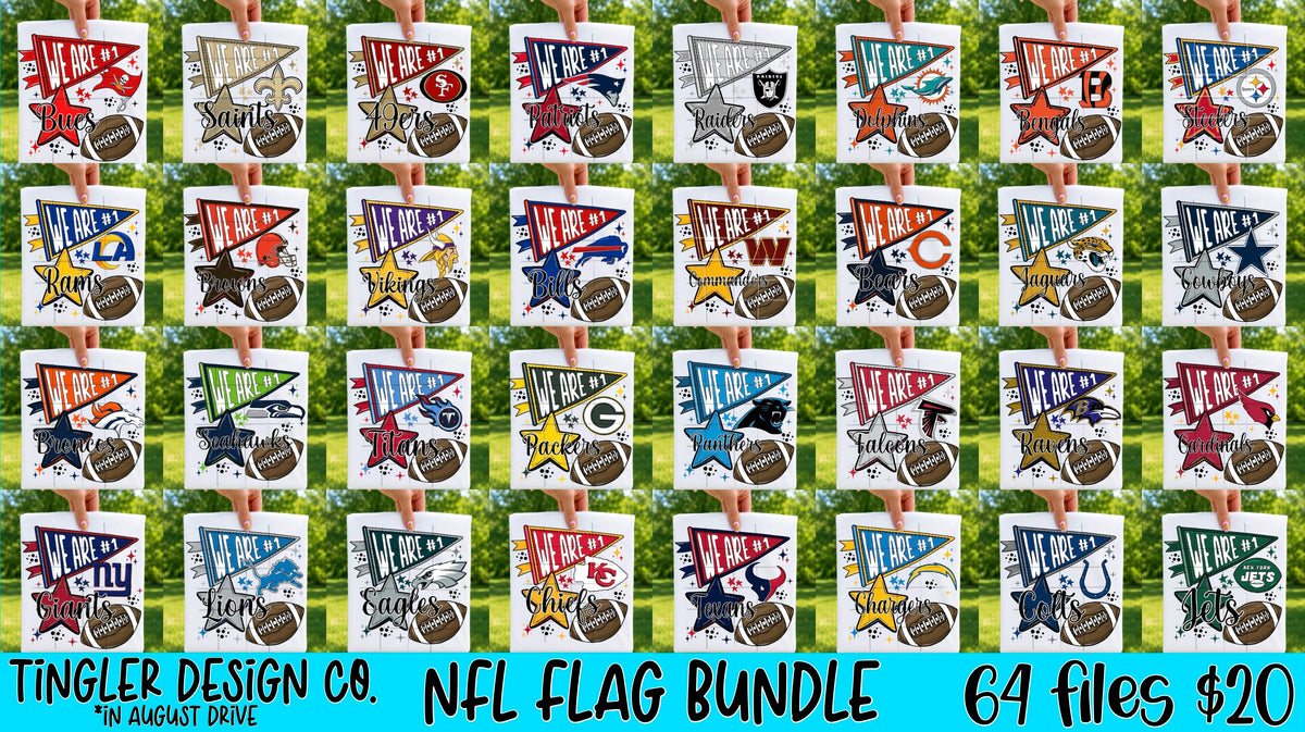 NFL FLAG BUNDLE (64 FILES)