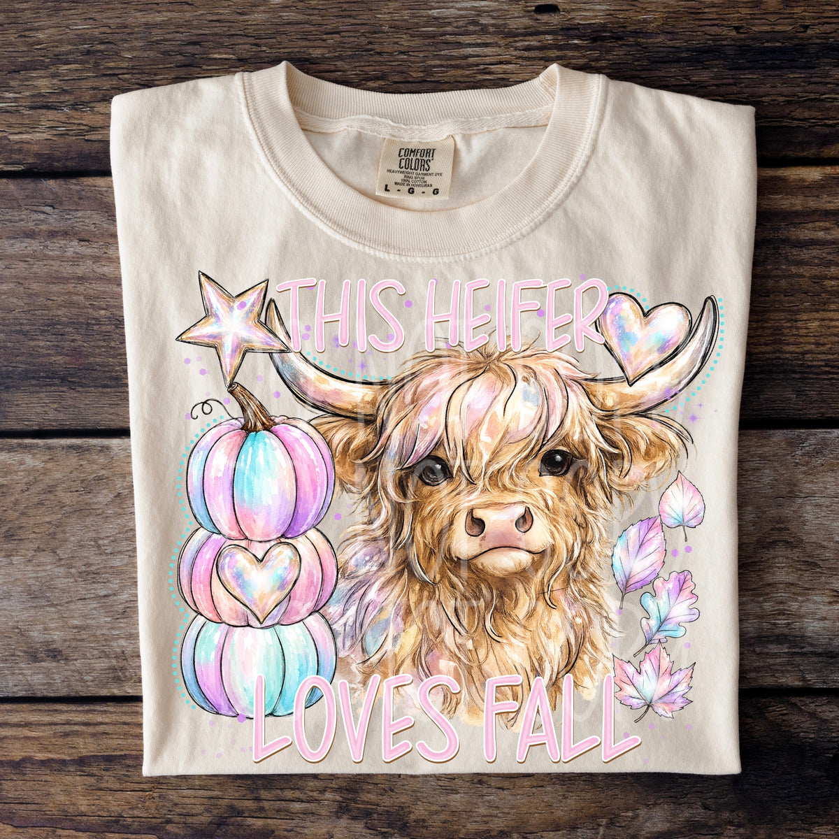This heifer loves fall