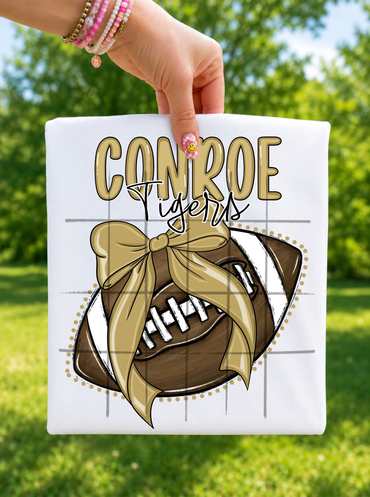 Custom Football Bows (ONE TEAM PER PURCHASE)