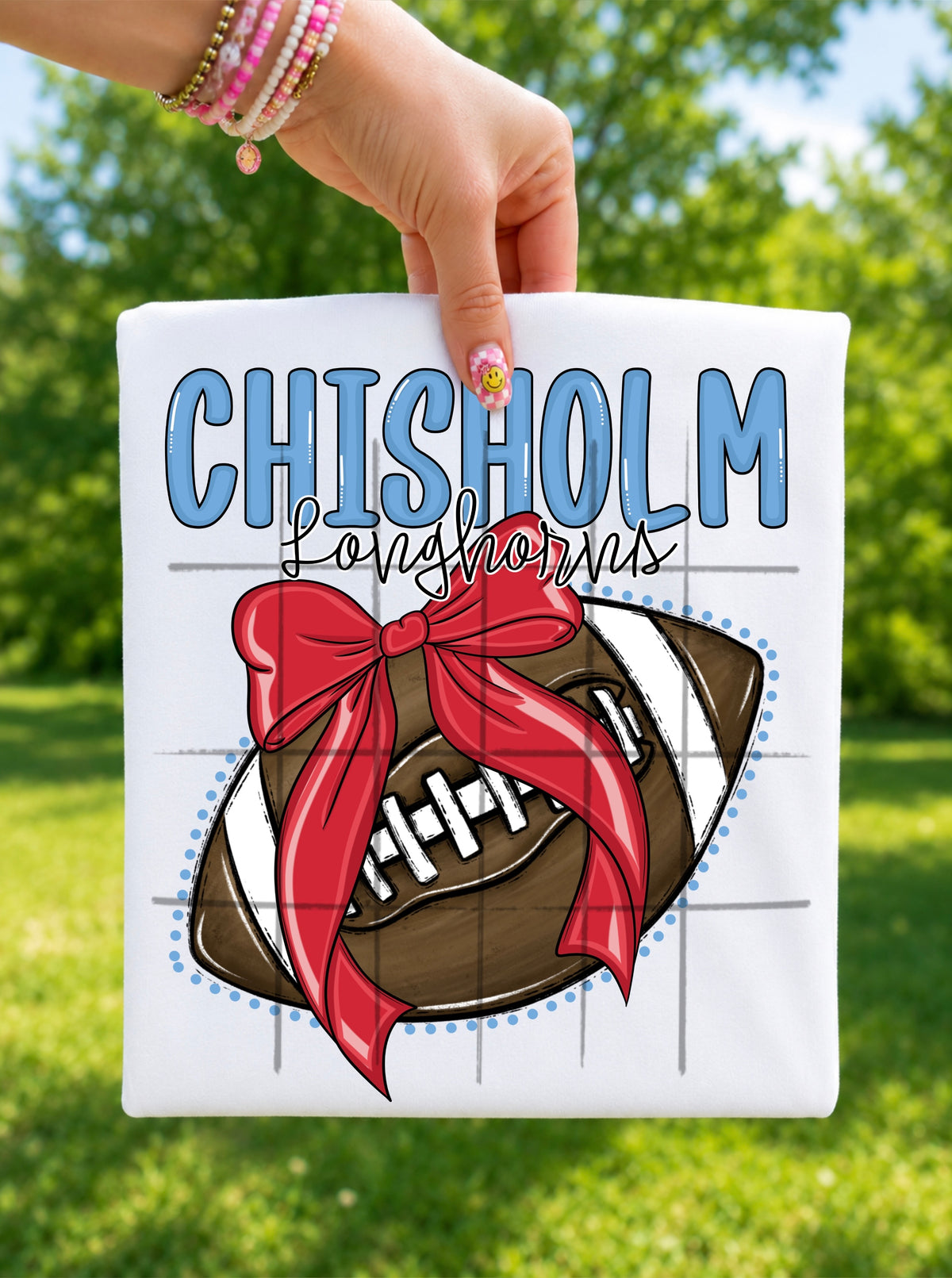 Custom Football Bows (ONE TEAM PER PURCHASE)