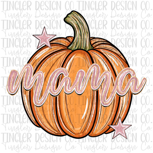 Mama pumpkins pink