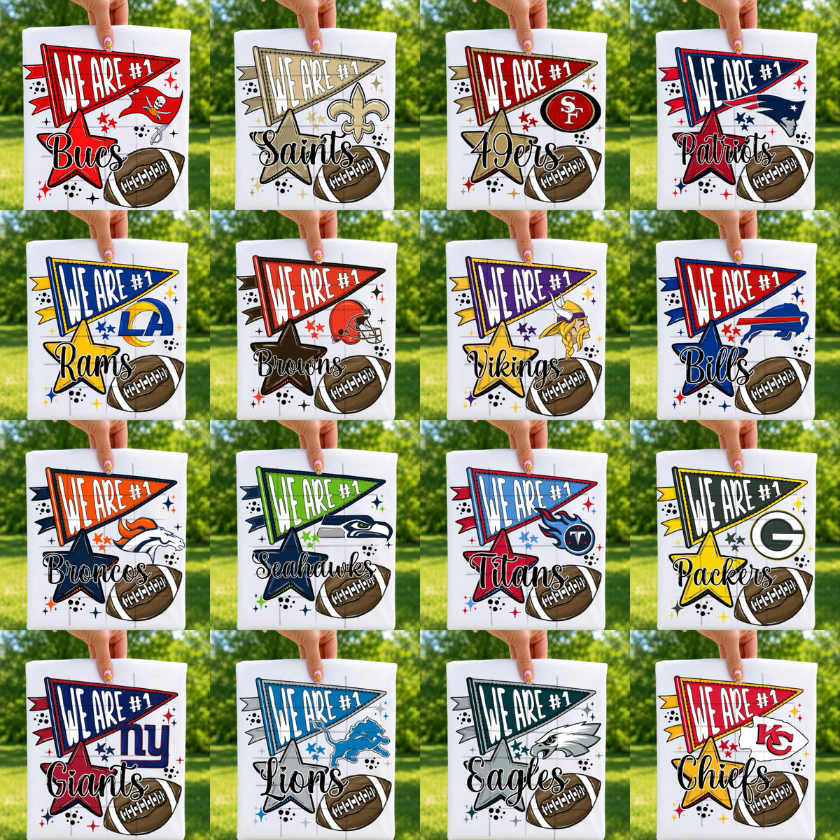 NFL FLAG BUNDLE (64 FILES)