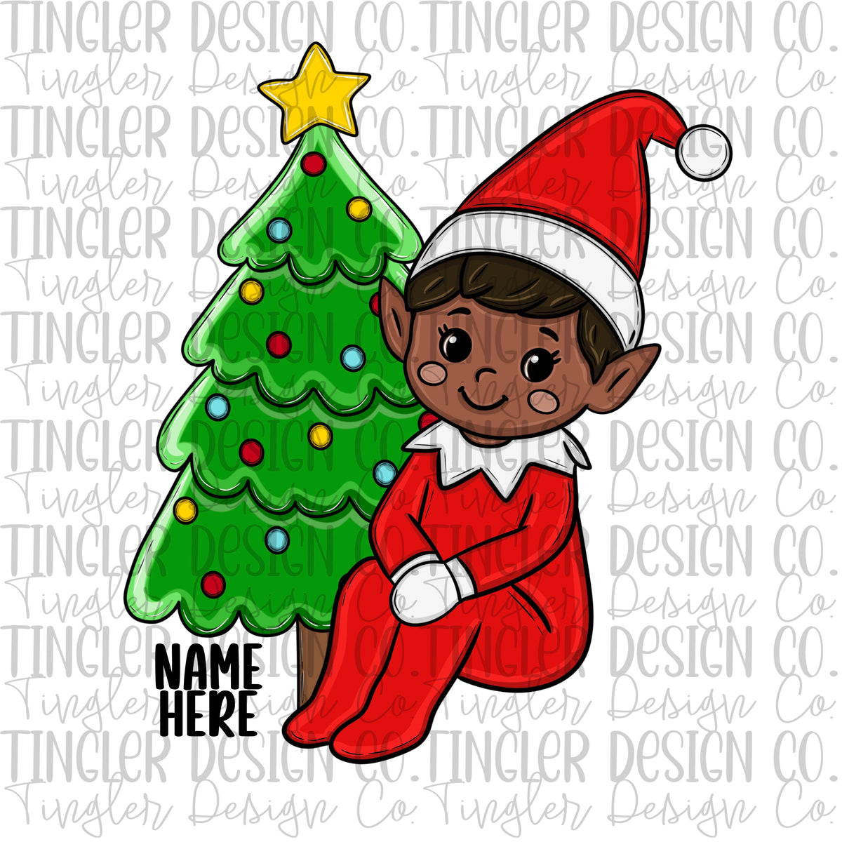 Elf on the shelf (4 customizable files)