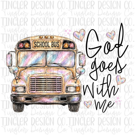God goes with me