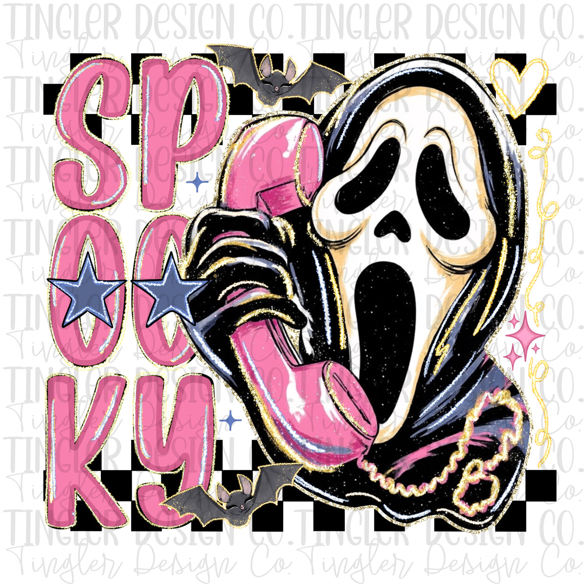 Spooky ghostface
