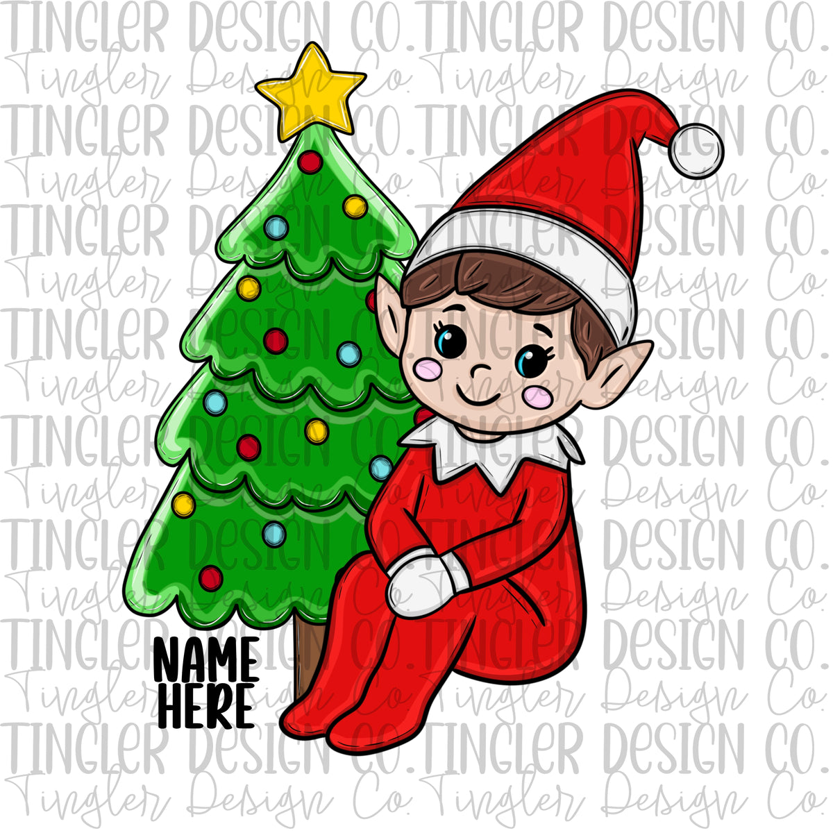 Elf on the shelf (4 customizable files)