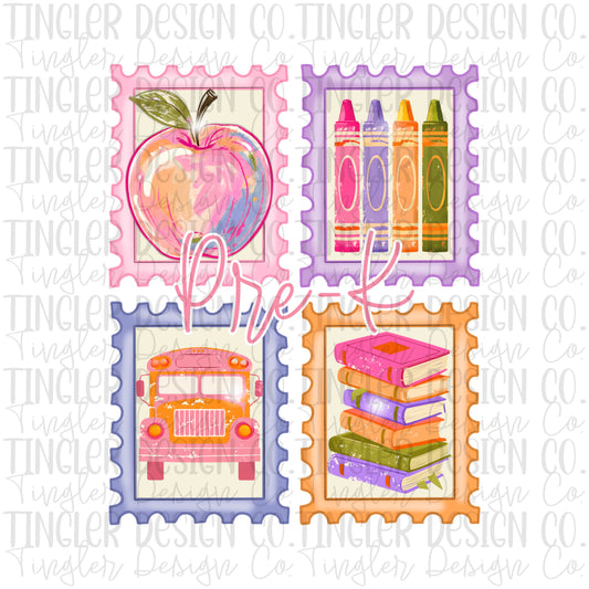 Pre-K stamps