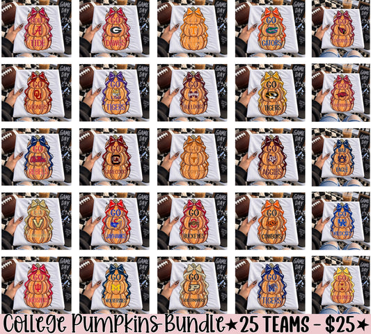 College Pumpkins bundle