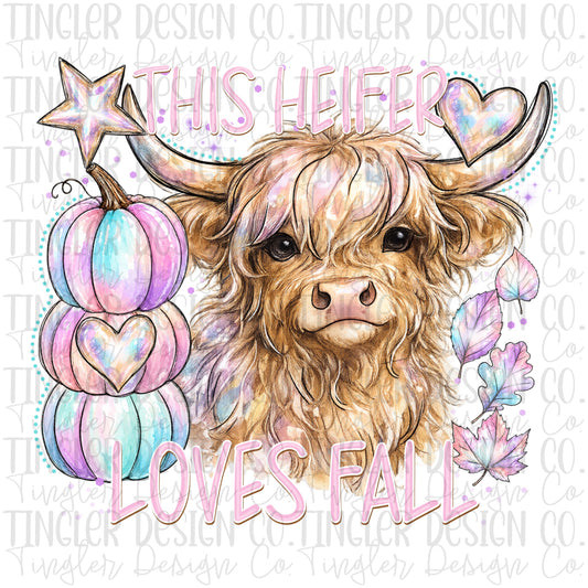 This heifer loves fall